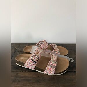 New Girls' Drew Slip-On Footbed Sandals multicolor - Cat & Jack size 2